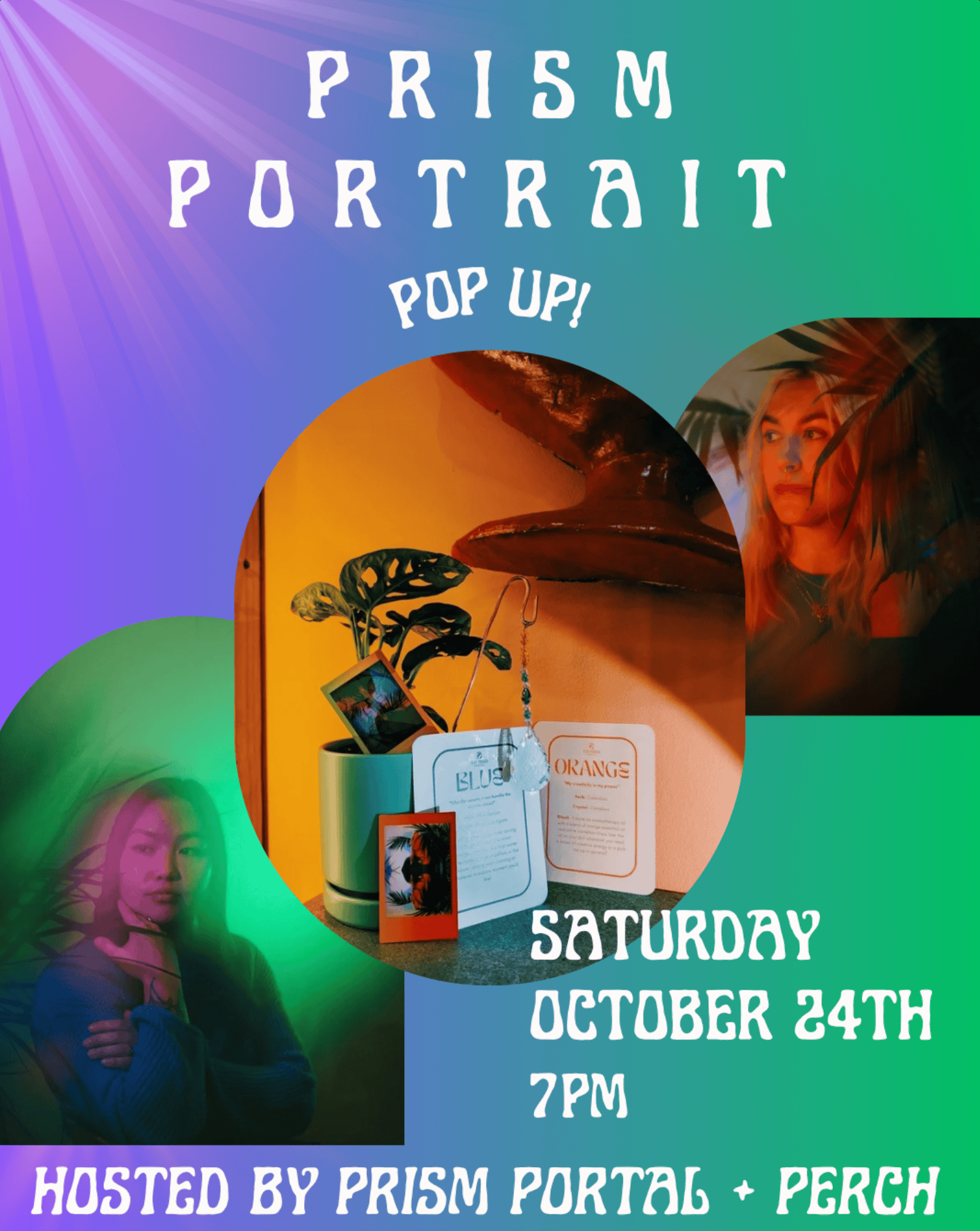 Prism Portal Portrait Pop-Up with photographer Lauren Driscoll.